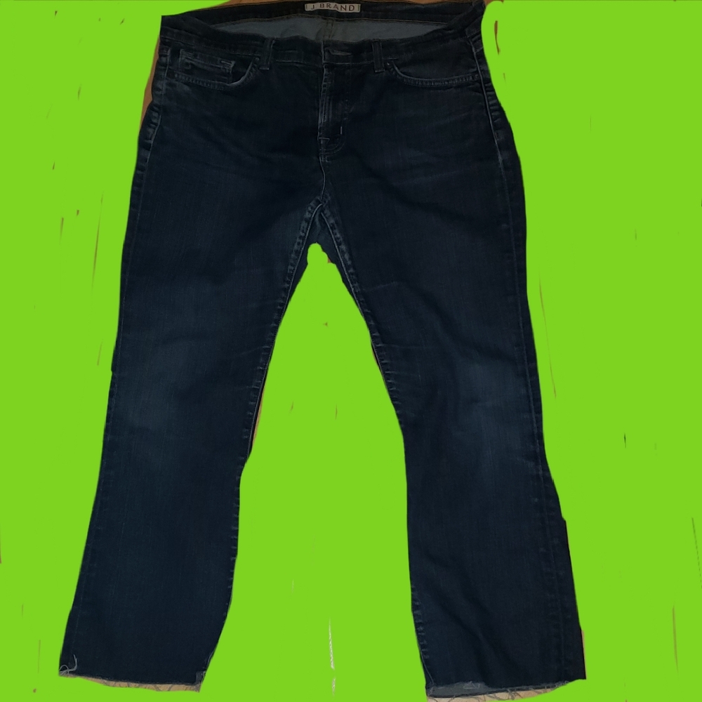 5/35 J BRAND JEANS GIGI SZ 30 CROP RAW HEMS